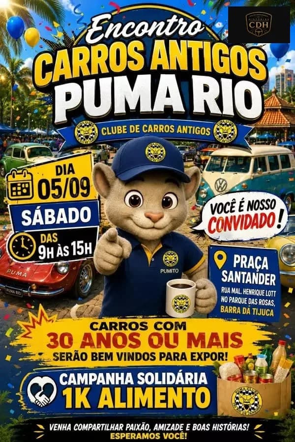 Encontro carros antigos Puma Rio - Rio de Janeiro, RJ