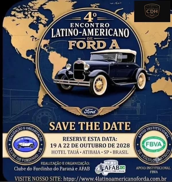 4º encontro latino-americano de Ford A - Atibaia, SP