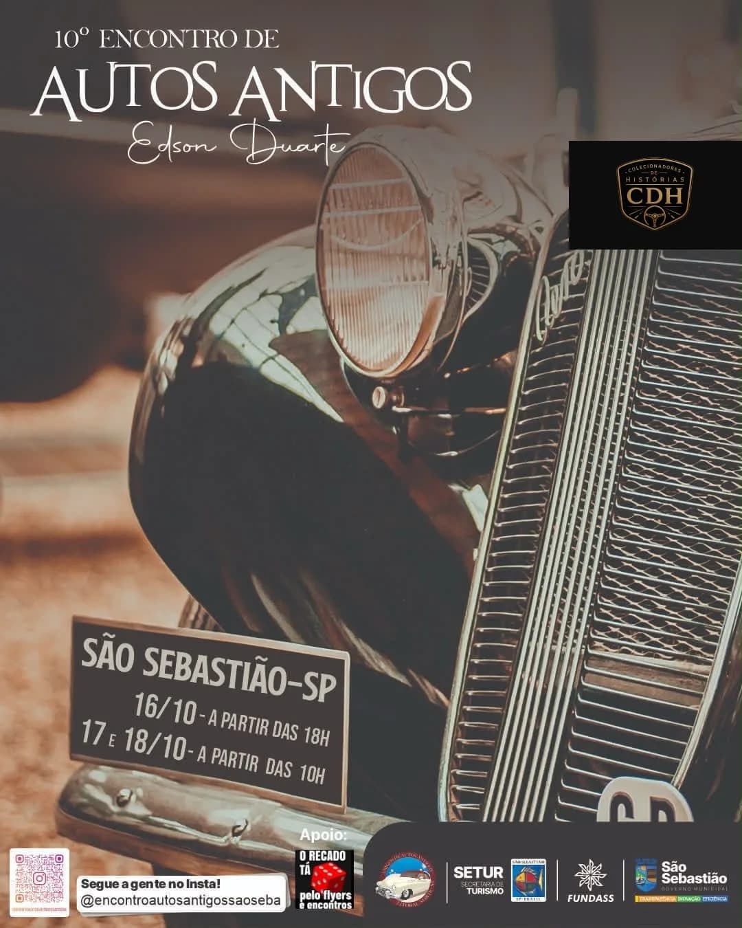 10º Encontro de Autos Antigos Edson Duarte - São Sebastião, SP