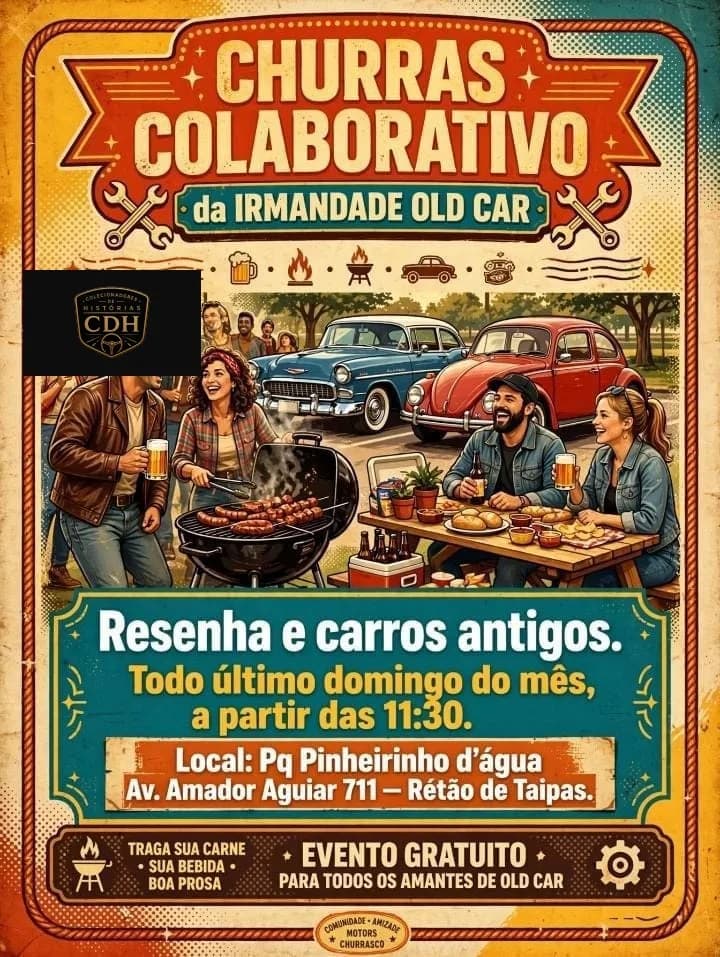 Churras Colaborativo da Irmandade Old Car - São Paulo, SP