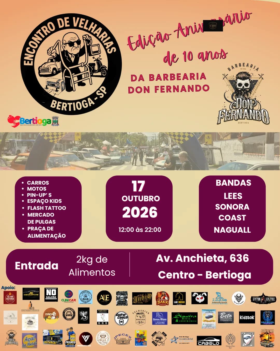 Encontro de velharias Aniversário 10 anos - Bertioga, SP
