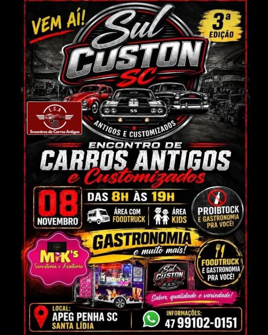 3ª edição Sul Custon - Penha, SC