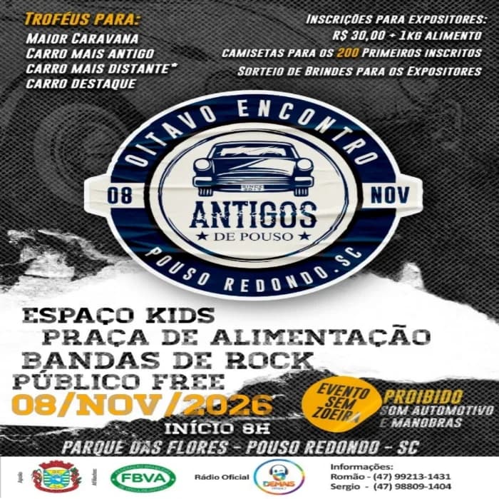 8° Encontro de Antigos de Pouso Redondo
