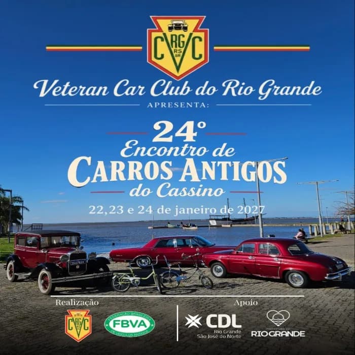 24° Encontro de Carros Antigos do Cassino