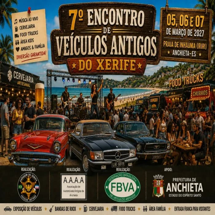 7° Encontro de Veículos Antigos do Xerife