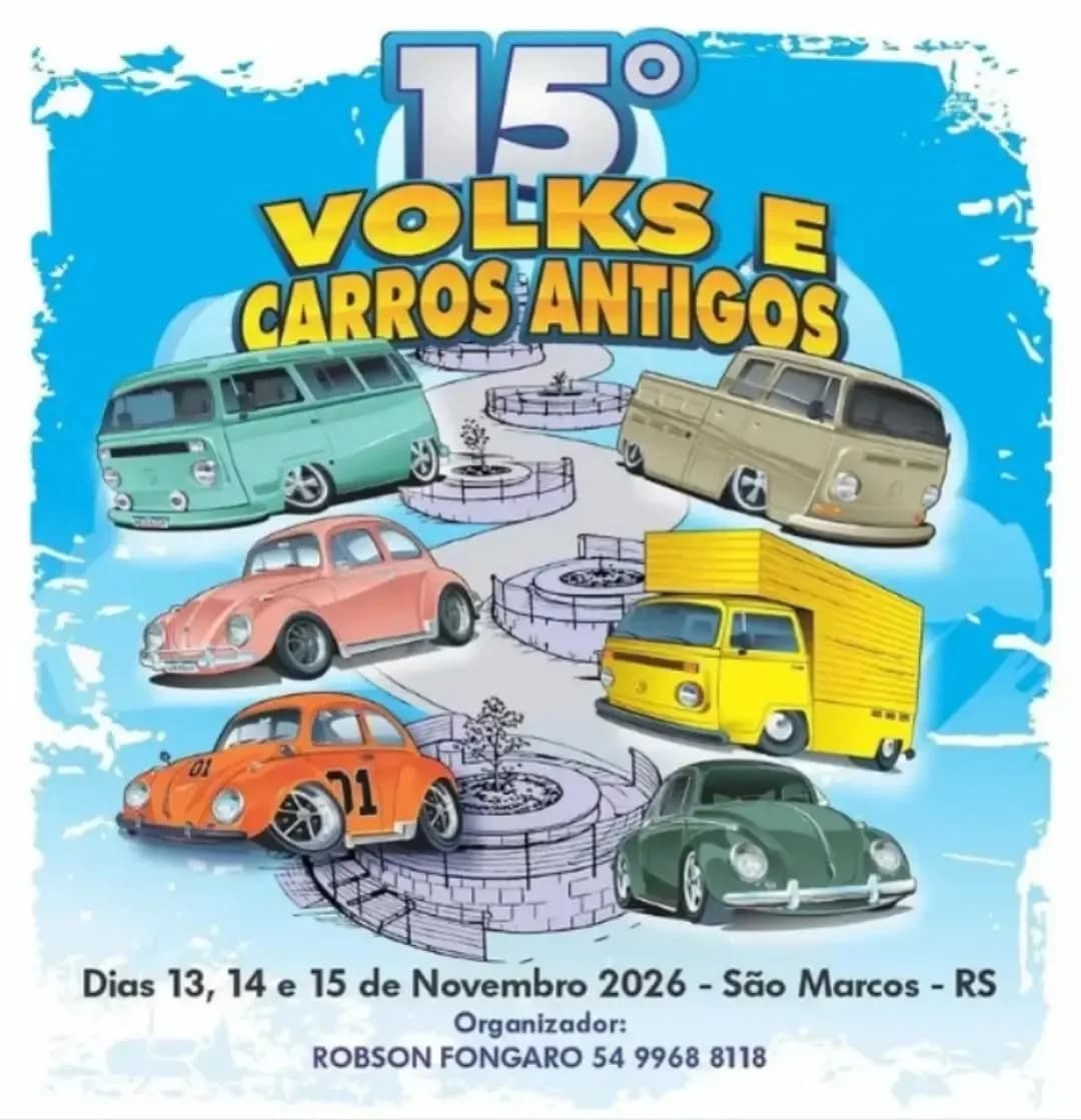15° Volks e carros antigos