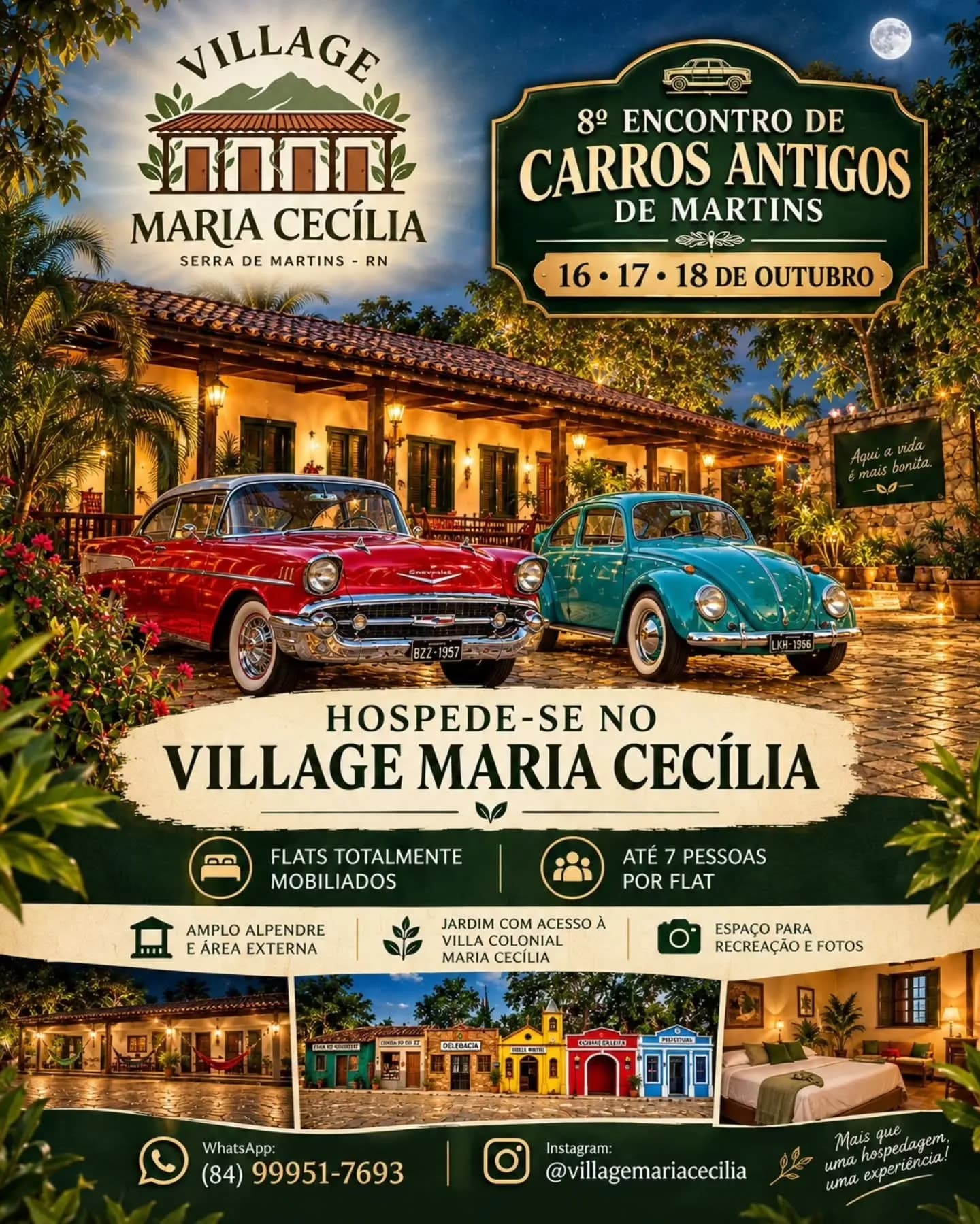 8º Encontro de Carros Antigos de Martins