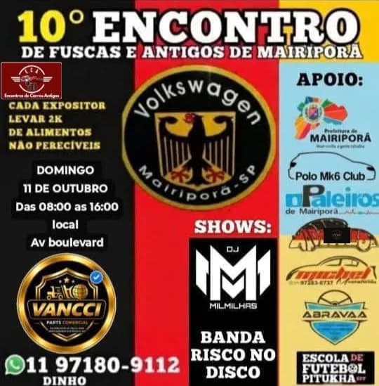 10º Encontro de Fuscas e Antigos de Mairiporã
