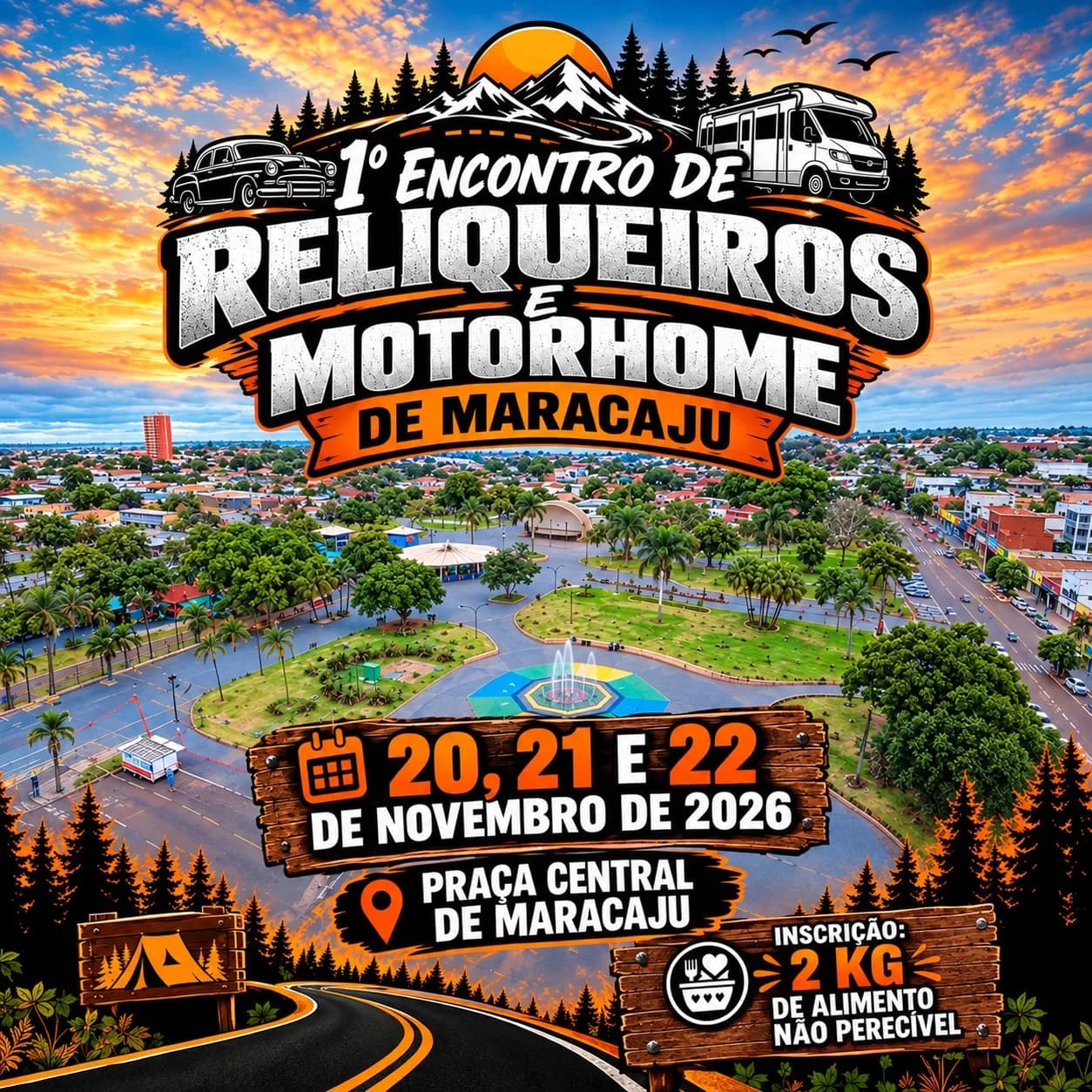 1º ENCONTRO DE RELIQUEIROS E MOTORHOME DE MARACAJU