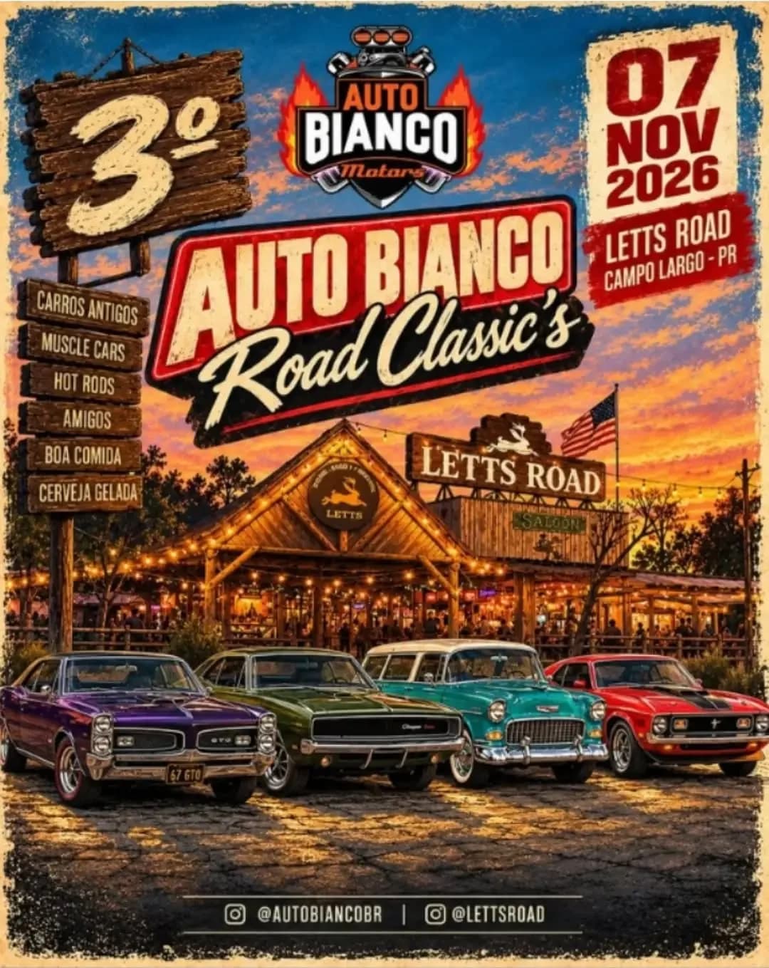3° Auto Bianco Toda Clássica