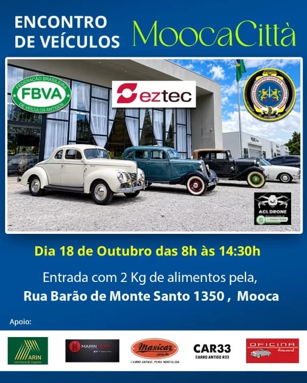 Encontro de Veículos Antigos