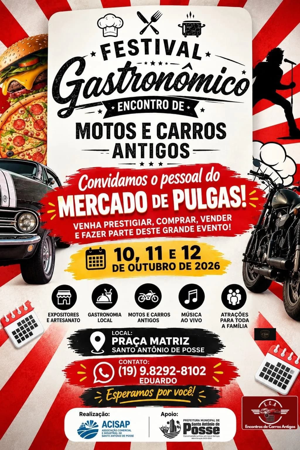 Festival Gastronômico - Santo Antônio de Posse, SP