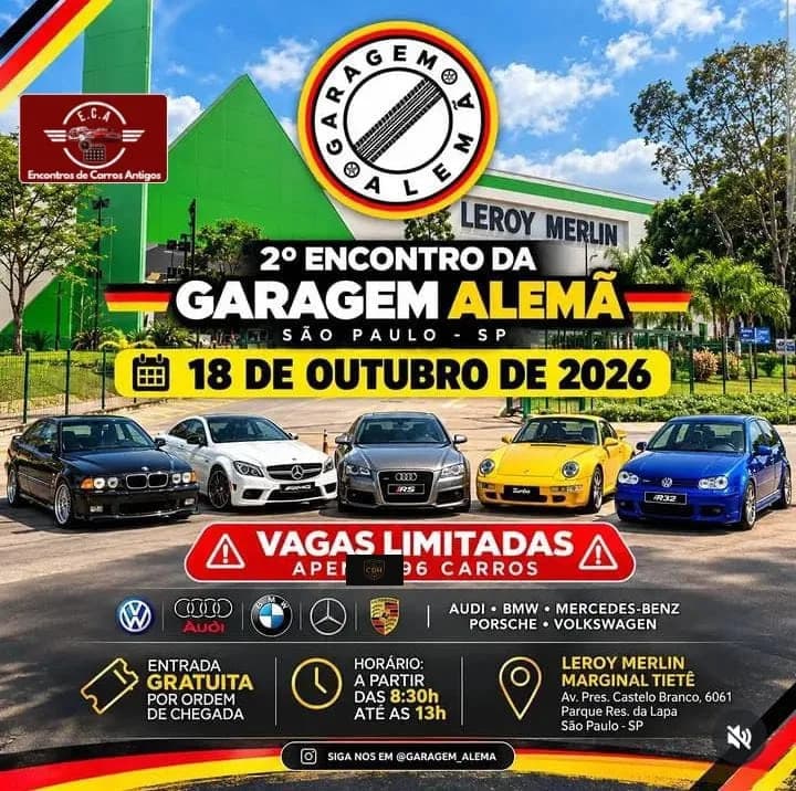 1º encontro da Garagem Alemã - São Paulo, SP