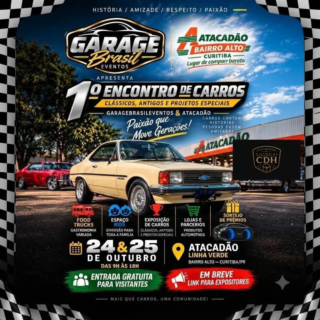 1º Encontro de Carros Clássicos, Antigos e Projetos Especiais