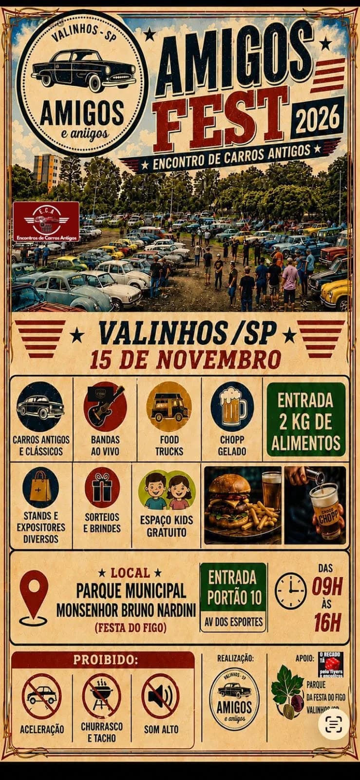 Amigos Fest 2026 - Valinhos, SP