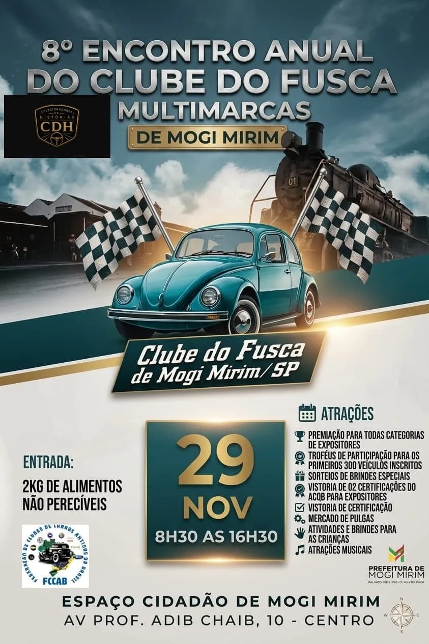 8º Encontro Anual do Clube do Fusca - Mogi Mirim, SP
