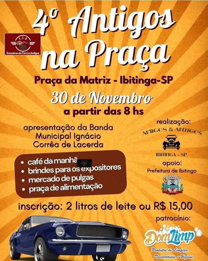 4º antigos na praça - Ibitinga, SP