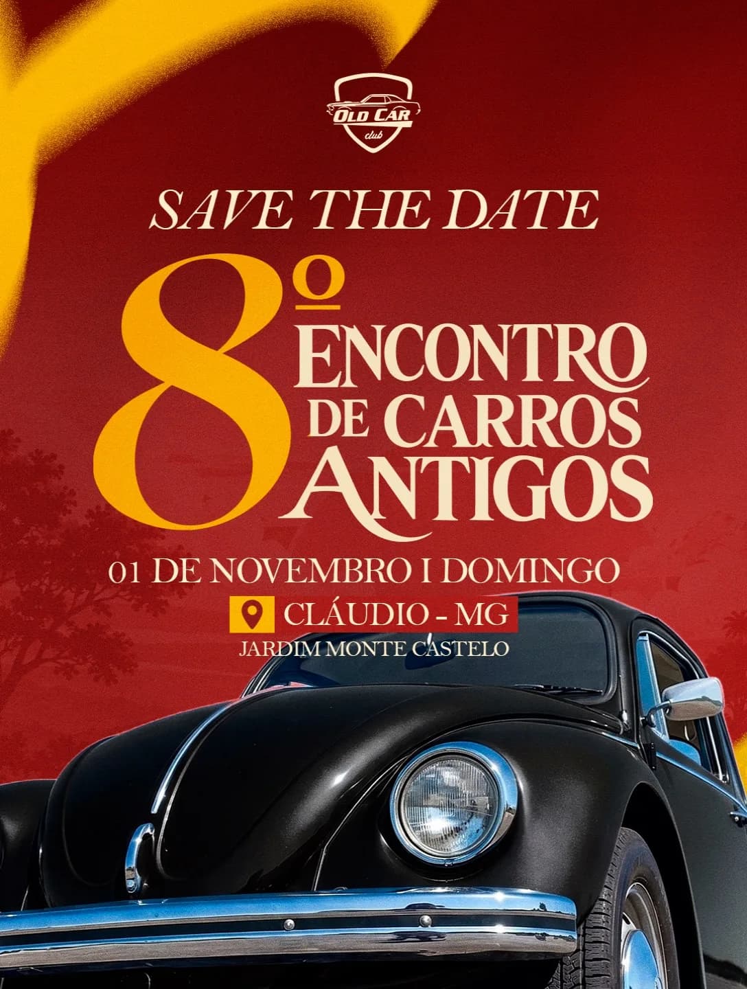 8º Encontro de Carros Antigos de Cláudio-MG