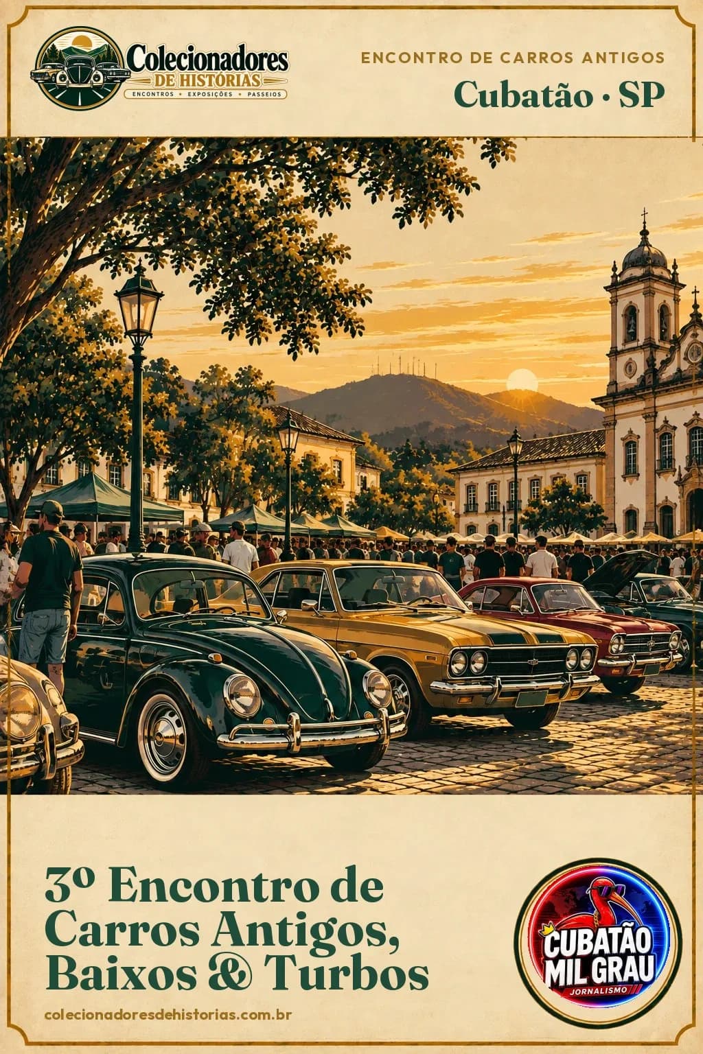 3º Encontro de Carros Antigos, Baixos & Turbos