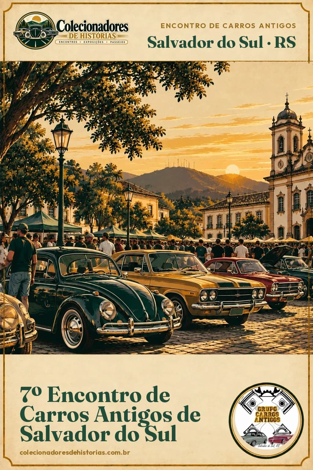 7º Encontro de Carros Antigos de Salvador do Sul