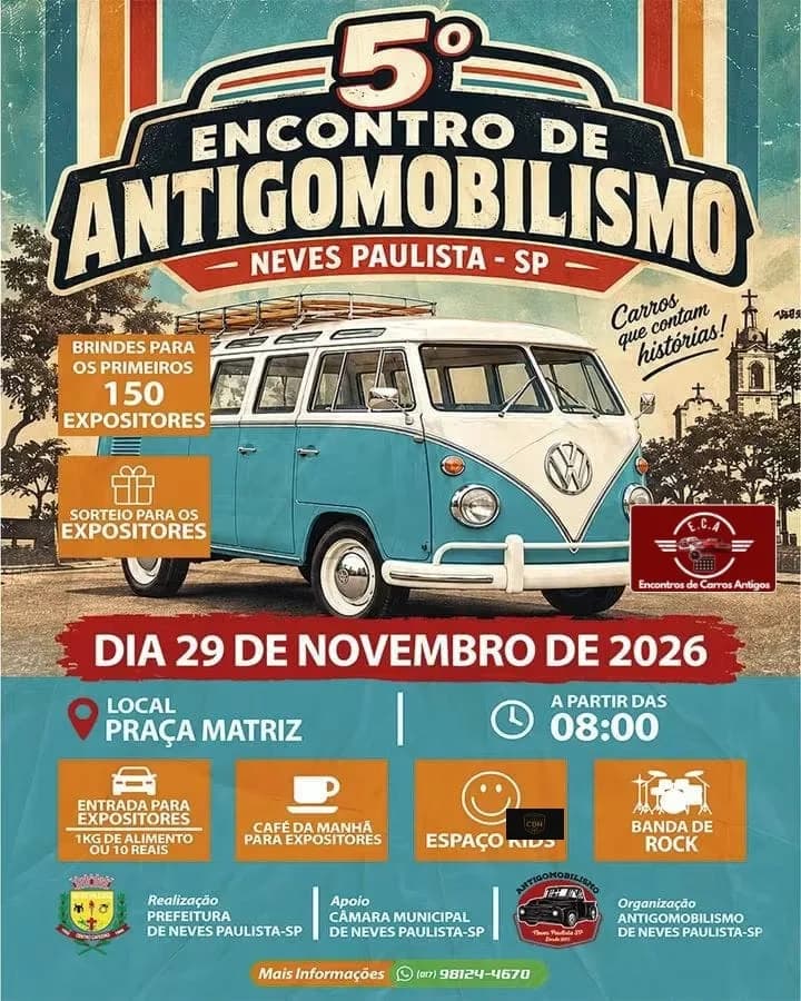 5º Encontro de Antigomobilismo