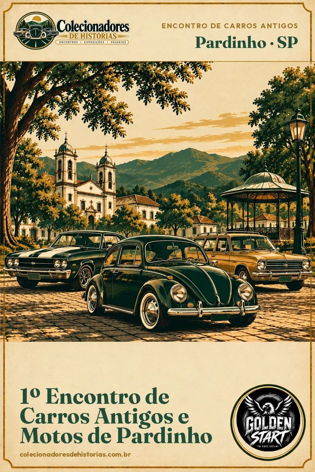 1º Encontro de Carros Antigos e Motos de Pardinho