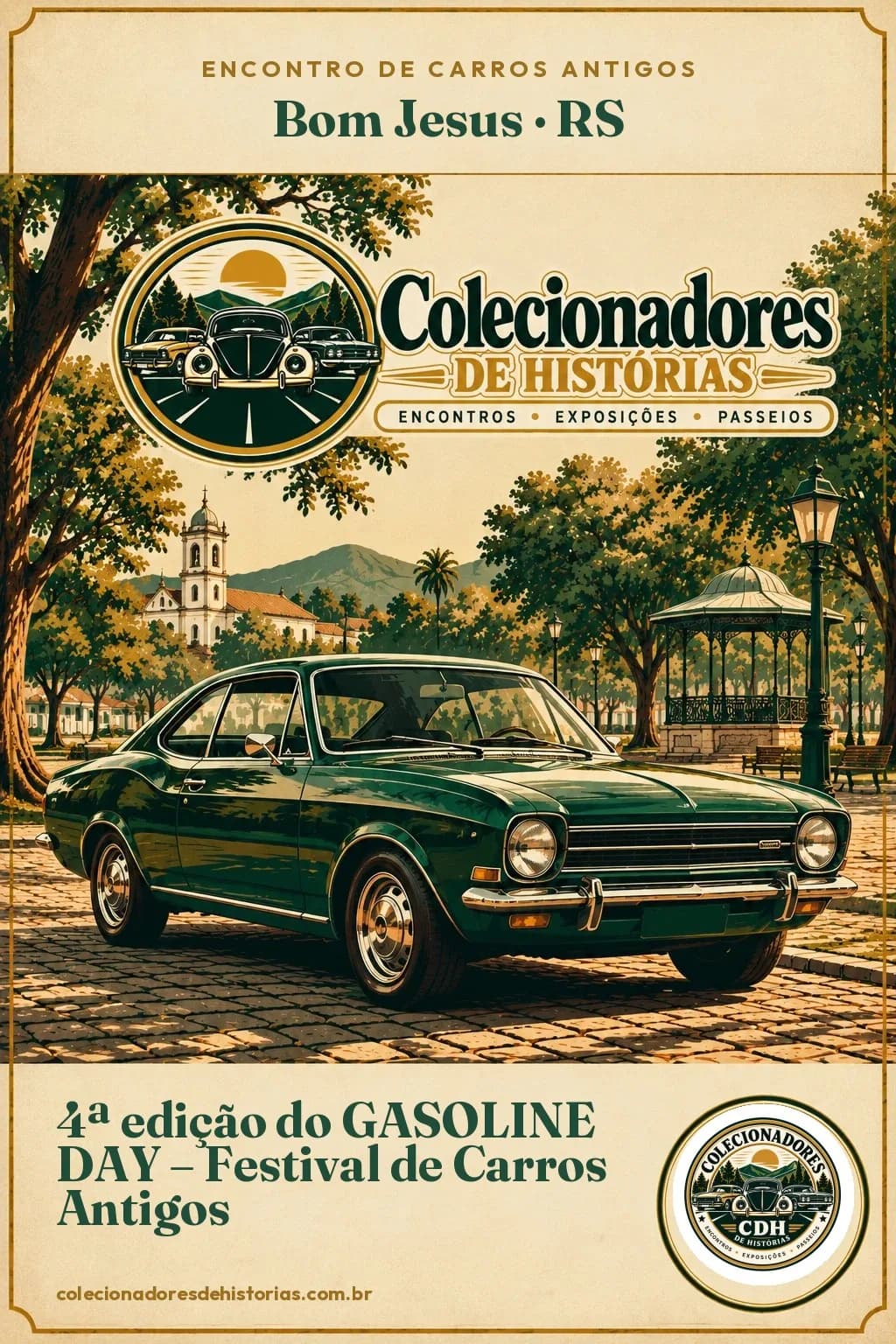 4ª edição do GASOLINE DAY – Festival de Carros Antigos