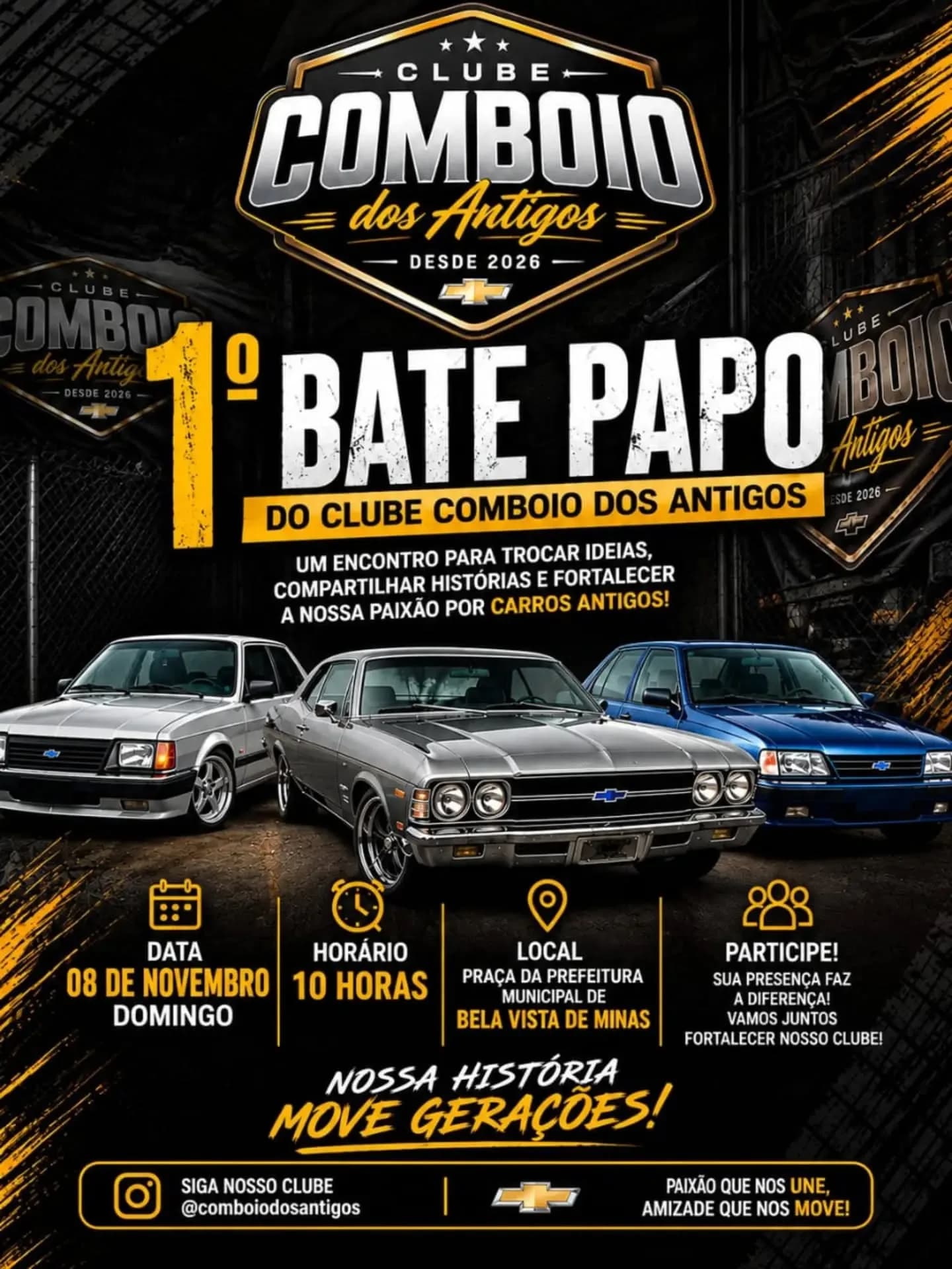 1º Bate-Papo do Clube Comboio dos Antigos