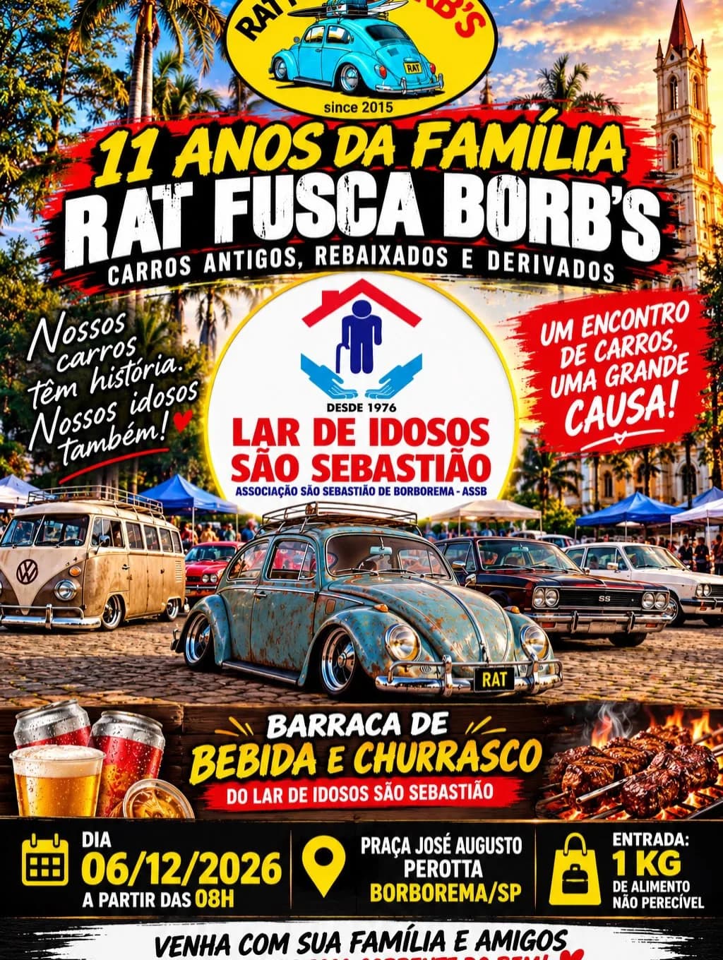RAT FUSCA BORB’S – 11 ANOS DE FAMÍLIA