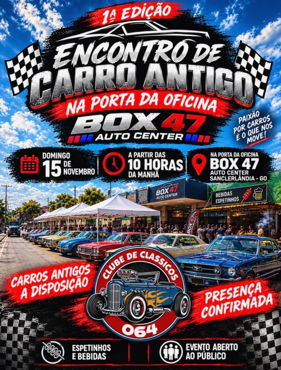 1ª edição do Encontro de Carros Antigos