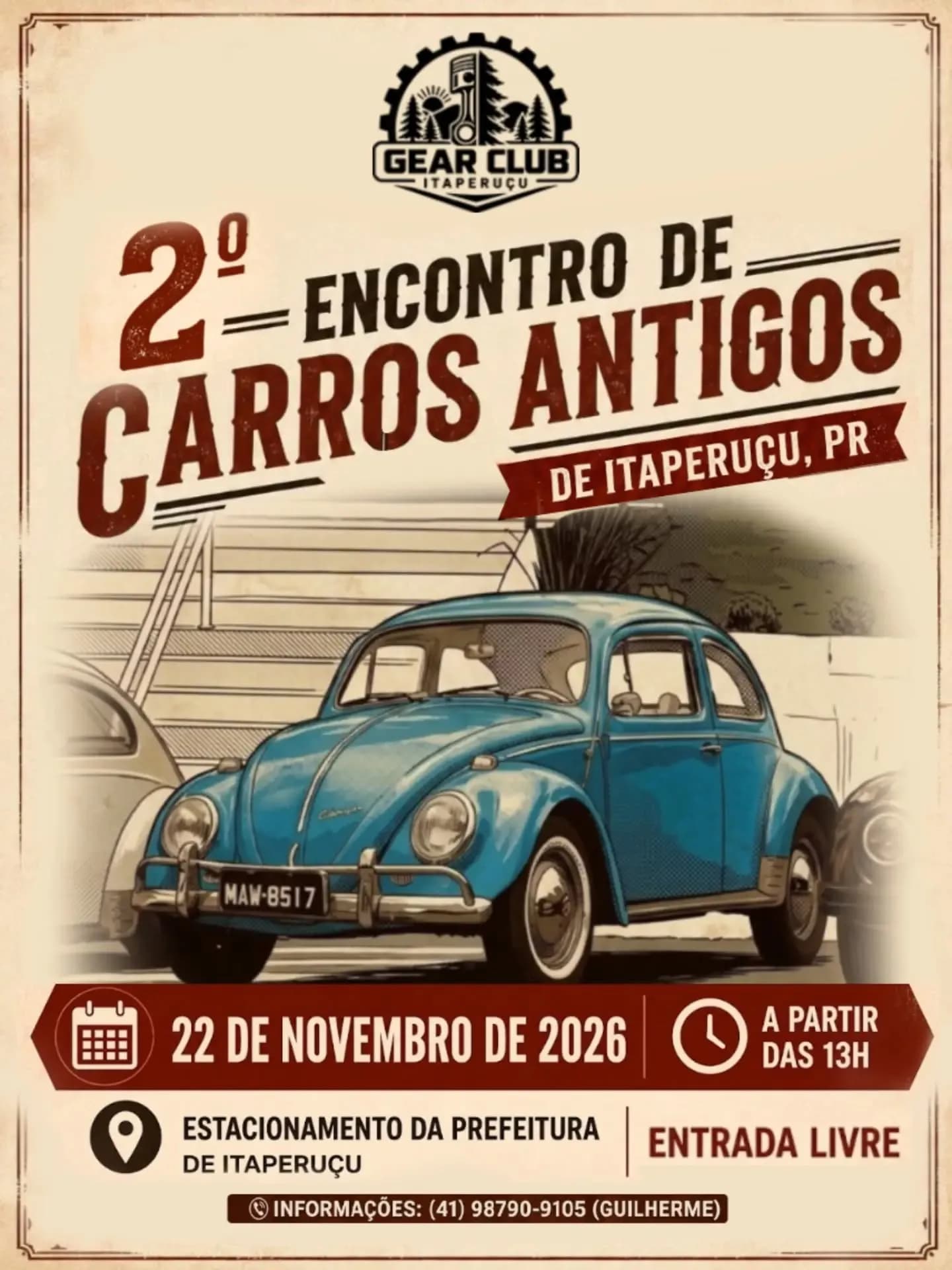 2º Encontro de Carros Antigos de Itaperuçu