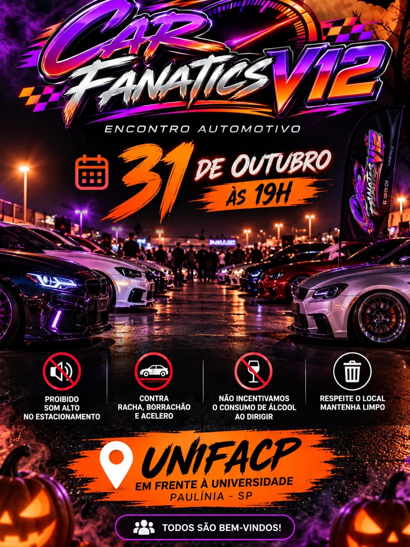 Encontro Automotivo Car Fanatics V12