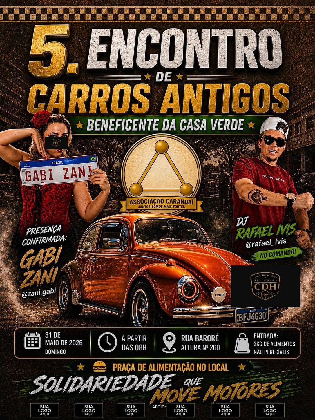 5º encontro beneficente de carros antigos da Casa Verde - São Paulo, SP