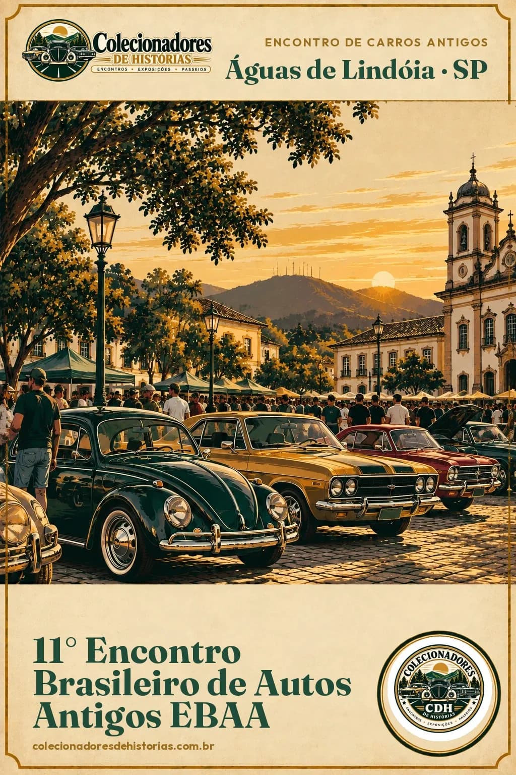 Encontro Brasileiro de Autos Antigos EBAA - Águas de Lindóia, SP