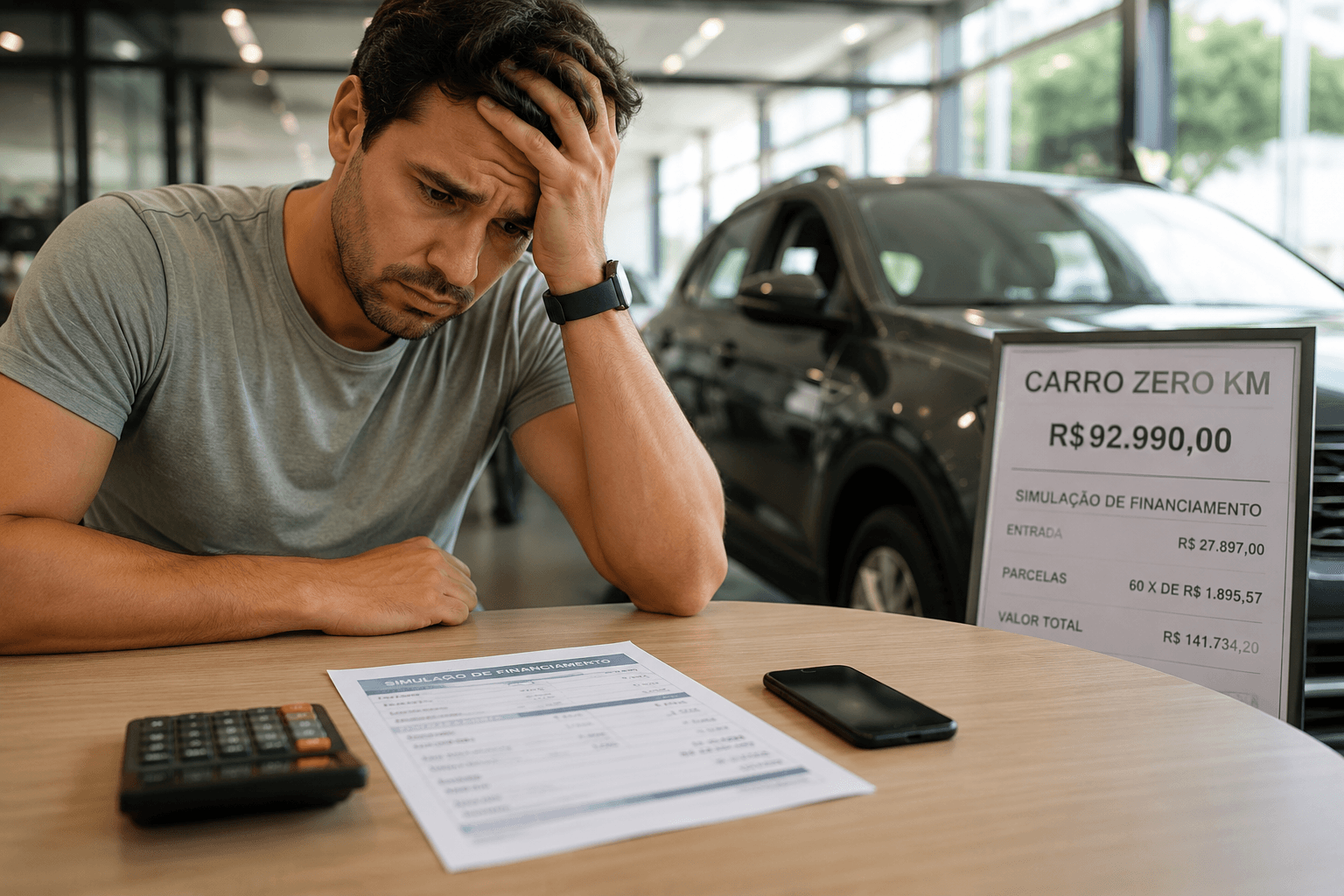 Imagem de destaque do artigo O Preço do Sonho: Como o Alto Custo e o IPVA Afetam a Compra de Carros Novos no Brasil