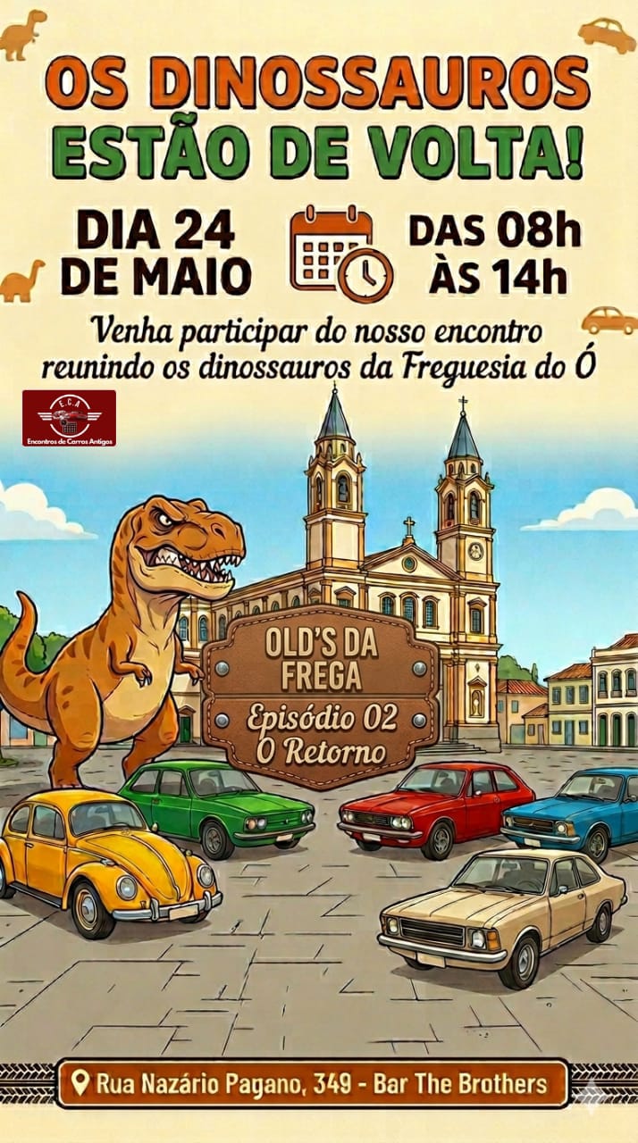 Encontro dinossauros na Freguesia do Ó - São Paulo, SP