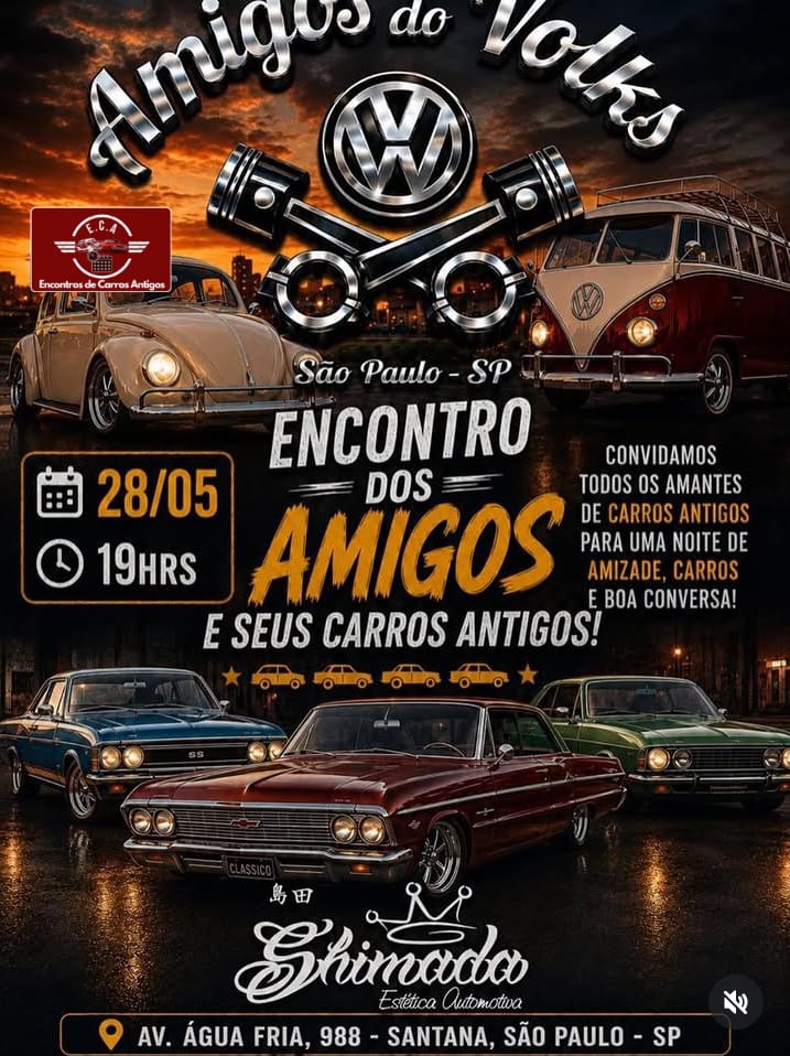 Encontro de veículos Amigos do Volks - São Paulo, SP