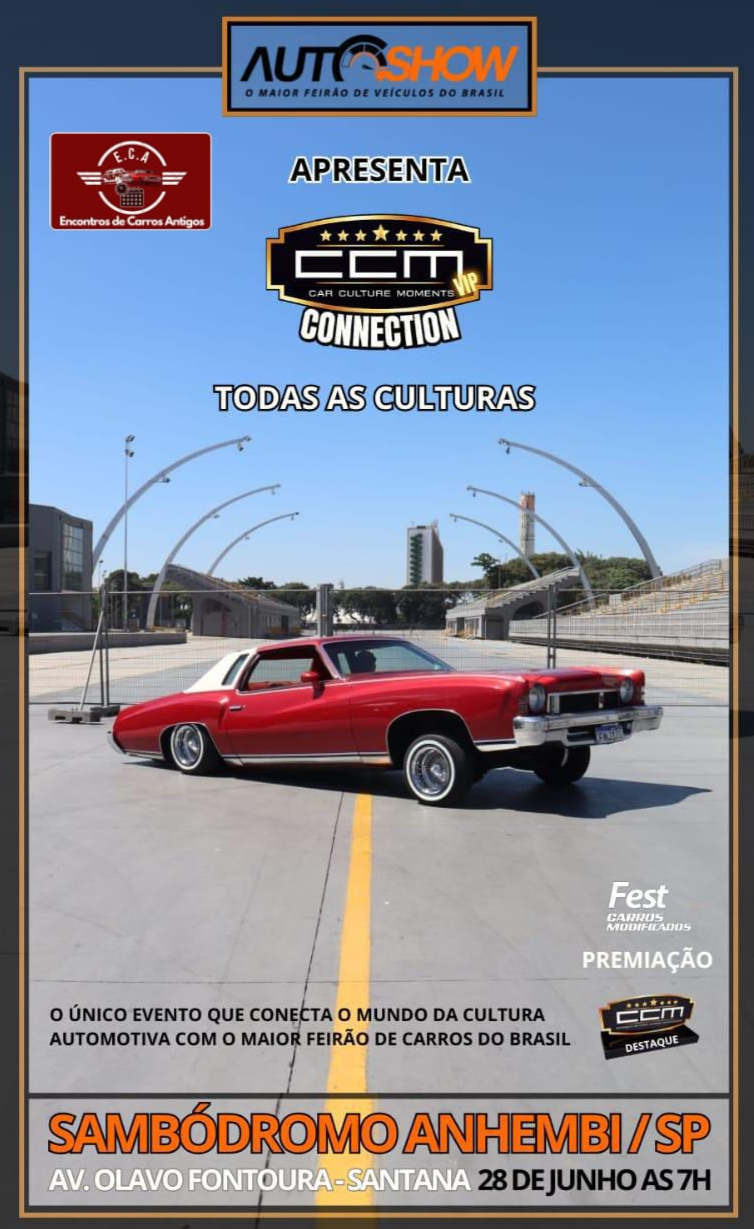 Folder de CCM VIP Connection no Anhembi - São Paulo, SP